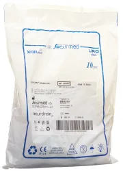 Qualimed Urinbeutel, 2 Liter 90cm, ohne Rücklaufventil (10 Stk)