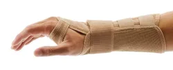 OMNIMED Ortho Manu Flex Handgelenk Bandage, Grösse M, 16cm rechts, hautfarbig (1 Stk)