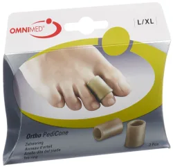 OMNIMED Ortho PediCone Zehenring, Grösse L/XL (2 Stk)