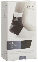 Push Ortho Aequi Fussgelenkband, 34-40cm, links, grau (1 Stk)