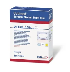 Cutimed Sorbion Sachet Multi Star 8cm (5 Stk)