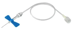 Venofix Safety 23G, 0.65x19mm Schlauch 30cm, blau (50 Stk)