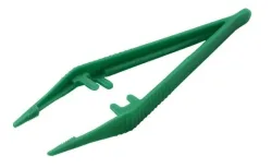 MediSet Pinzette anatomisch, 12.5cm, grün (20 Stk)