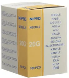 NIPRO Einmalkanülen, 0.9x70mm, 20Gx2 3/4