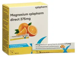 axapharm Magnesium direct Sticks 375mg (20 Stk)