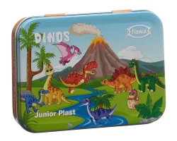 flawa Junior Plast Strips Dinos Tin Box (20 Stk)