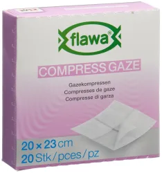FLAWA, flawa Gazekompressen 20x23cm (20 Stk)