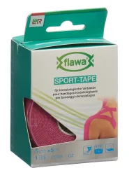 flawa SPORT-TAPE 5cmx5m, pink (1 Stk)