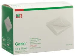 Gazin Mullkompressen 7.5x7.5cm, 8-fach, steril (100 Stk)