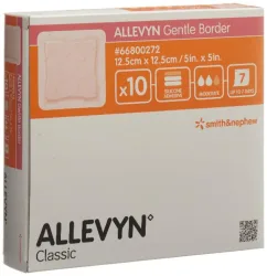 ALLEVYN GENTLE BORDER Wundverband, 12.5x12.5cm (10 Stk)
