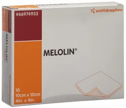 MELOLIN Wundkompressen, 10x10cm, steril (10 Stk)