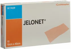 JELONET Paraffingaze, 10cmx40cm, steril (10 Stk)
