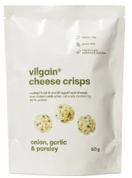 Vilgain Käseflips Zwiebel, Knoblauch und Petersilie (50g)