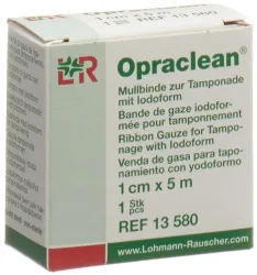 Opraclean Mullbinde Tamponade Jodoform 1cmx5m (1 Stk)