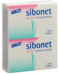 sibonet Seife pH 5.5 Hypoallergen (2x100g)