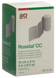 Rosidal CC kohäsive Kompressionsbinde Kurzzug 10cmx6m (1 Stk)