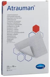 Atrauman Salbenkompressen 7.5x10cm steril (10 Stk)