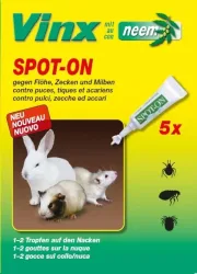 Vinx Bio Spot On Tropfen mit Neem Nager (5x1ml)