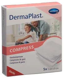 DermaPlast Kompressen 5x5cm 8-fach (5 Stk)