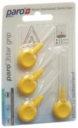 paro 3STAR-GRIP 2.6mm gelb zylindrisch (4 Stk)