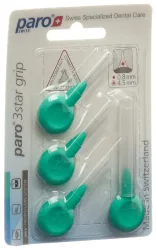 paro 3STAR-GRIP 4.5mm medium grün zylindrisch (4 Stk)