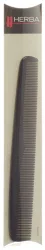 Herba.Frisierkamm, handges&auml;gt, acetat, schwarz, 18 cm