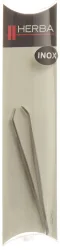 Herba.Pinzette gebogen, Inox