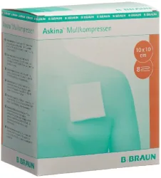 ASKINA Mullkompresse 10cmx10cm steril (25x2 Stk)