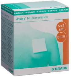 ASKINA Mullkompresse 5cmx5cm steril (25x2 Stk)