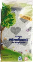 Sänger Wärmflasche aus Naturkautschuk mit Strickbezug 2l Herze (1 Stk)