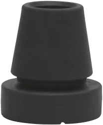 OSSENBERG Krückenkapsel Pivoflex, 19mm, schwarz (1 Paar)
