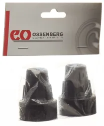 OSSENBERG Krückenkapsel Pivoflex, 16mm, schwarz (1 Paar)