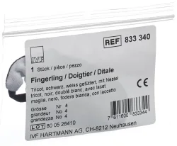 IVF Däumling Tricot Grösse 4, schwarz (1 Stk)