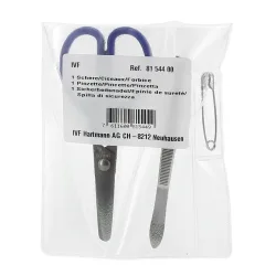 IVF Set mit Schere, Pinzette, Sicherheitsnadel (1 Stk)