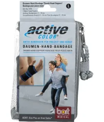 Bort ActiveColor Daumen-Hand M schwarz (1 Stk)