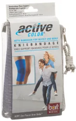 Bort ActiveColor Kniebandage M -37cm blau (1 Stk)