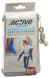Bort ActiveColor Knöchelbandage M -23cm blau (1 Stk)
