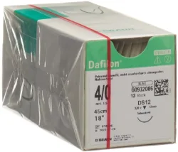 B. BRAUN DAFILON 45cm blau DS 24 4-0 (12 Stk)
