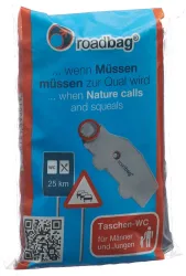 roadbag Taschen-WC für Männer, 700ml, Einmalgebrauch (1 Stk)