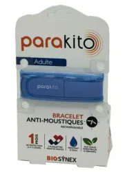parakito Mückenarmband Erwachsene blau (1 Stk)