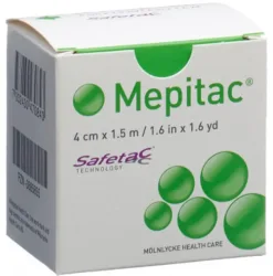 Mepitac Safetac Fixierverband 1.5mx4cm (1 Stk)