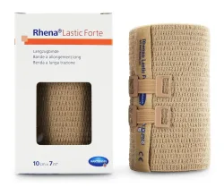 Rhena Lastic Forte 10cmx7m hautfarbig (10 Stk)