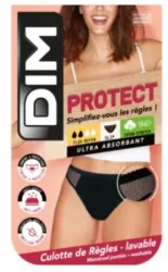 DIM Slip Lace Medium 36-38, schwarz mit Meshdetail (1 Stk)