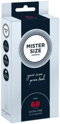 Mister Size -  60, 10 Stück, Transparent