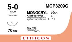 MONOCRYL Plus 70cm ungefärbt 5-0 FS-2 (12 Stk)