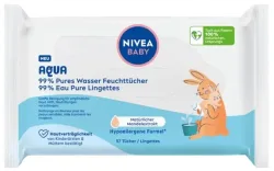 Nivea - Baby AQUA Feuchttücher, 57 Stück