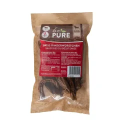 bePure Swiss Rinderwürstchen für Hunde (180g)