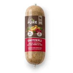 bePure Switzerli mit Rind und Kartoffeln für Hunde (200g)
