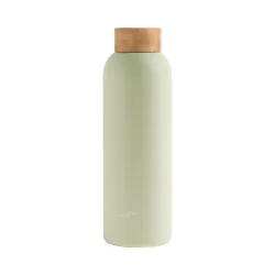 waterdrop Steel Bottle, 600ml, Pastel Olivgrün Matt (1 Stk)