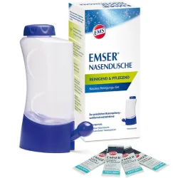 EMSER Nasendusche + 4 Beutel Nasenspülsalz (1 Stk)